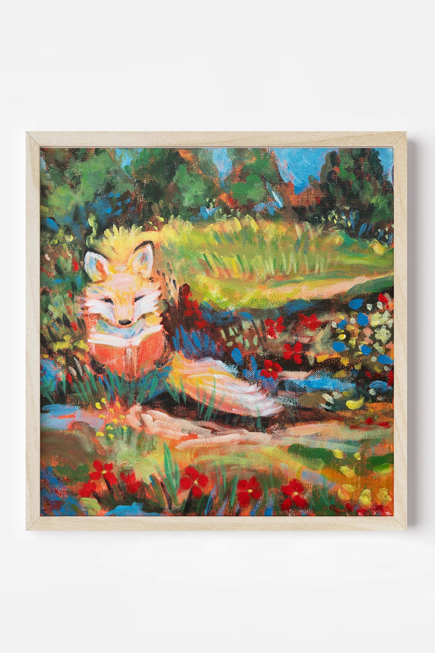 "Tales by the Trees" Square Art Print