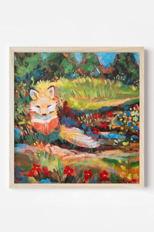 "Tales by the Trees" Square Art Print