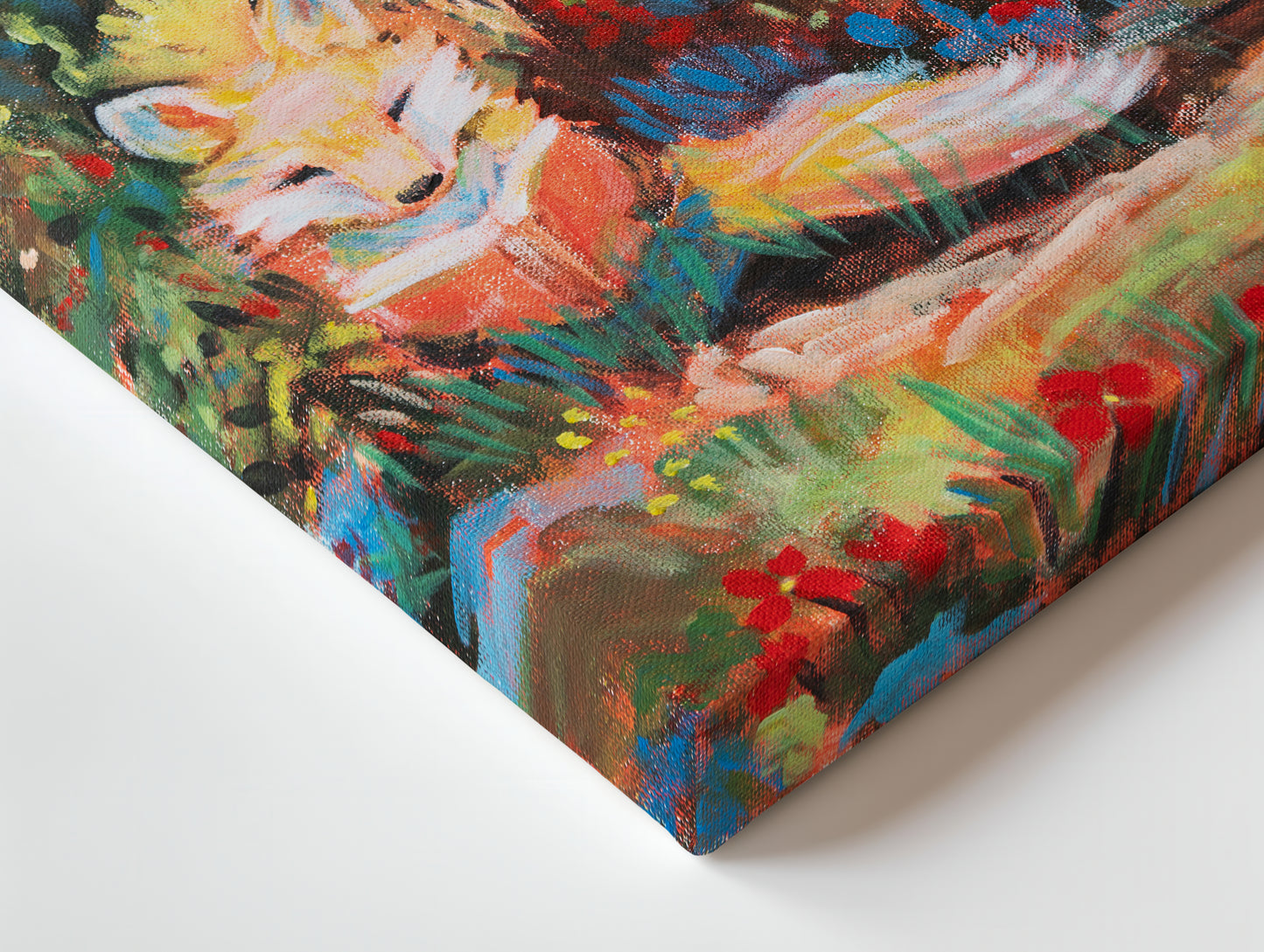 "Tales by the Trees" Square Art Print