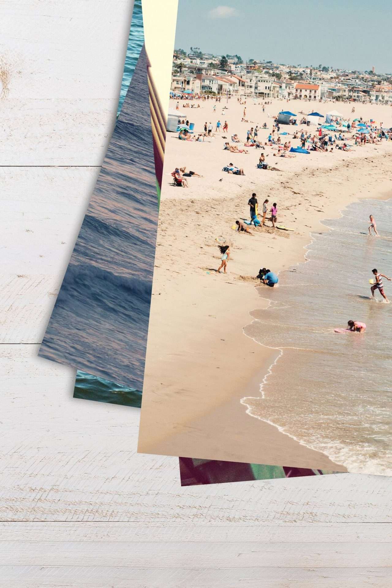 "Beach Day" Vertical Photography Print