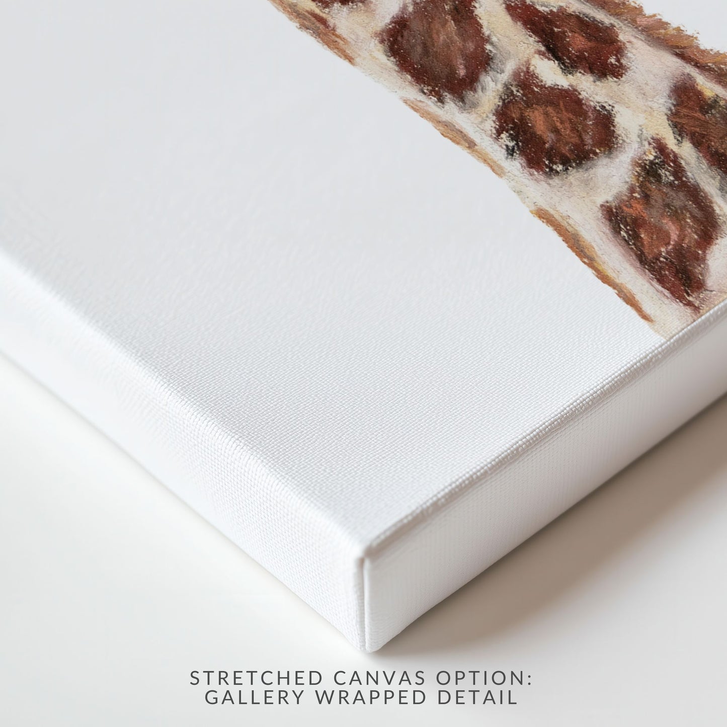 Giraffe Painting Print - Pastel Animals Collection