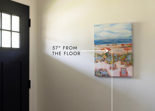 The 57 Inch Rule - How to Hang Art so that it looks right every time