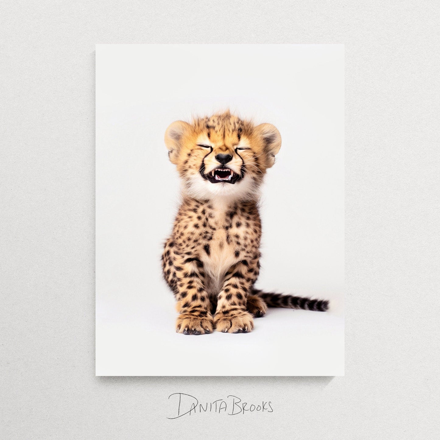 Baby Cheetah Art Print