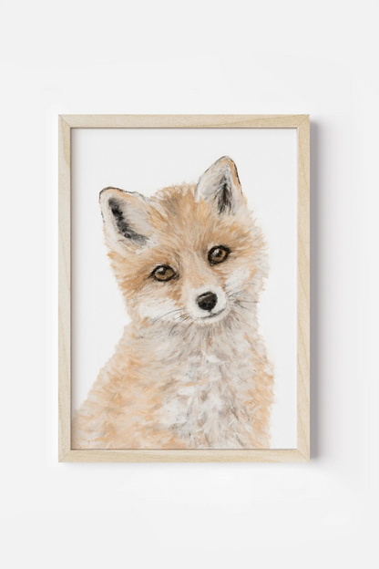 Fox Painting Print