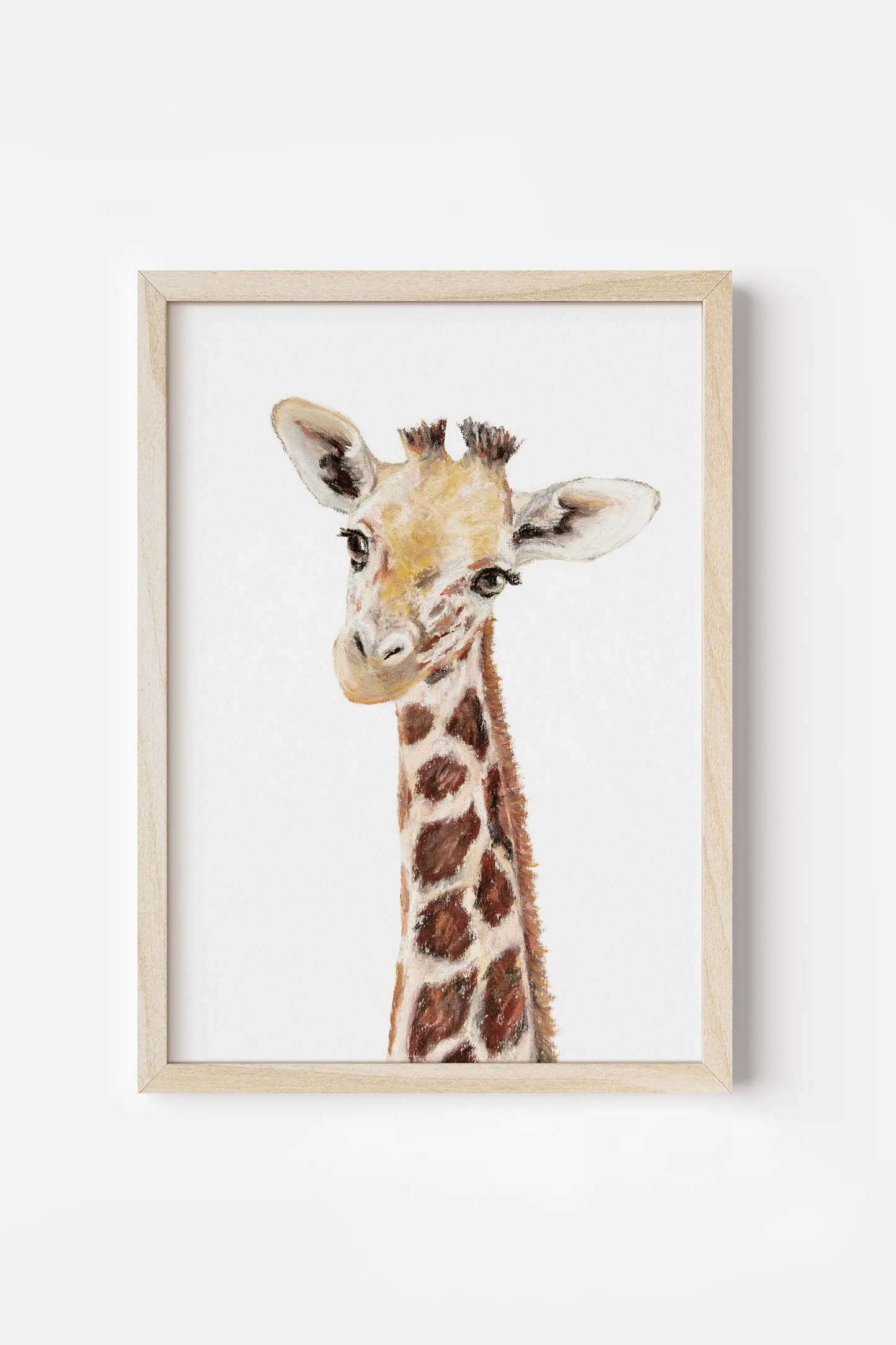 Giraffe Painting Print