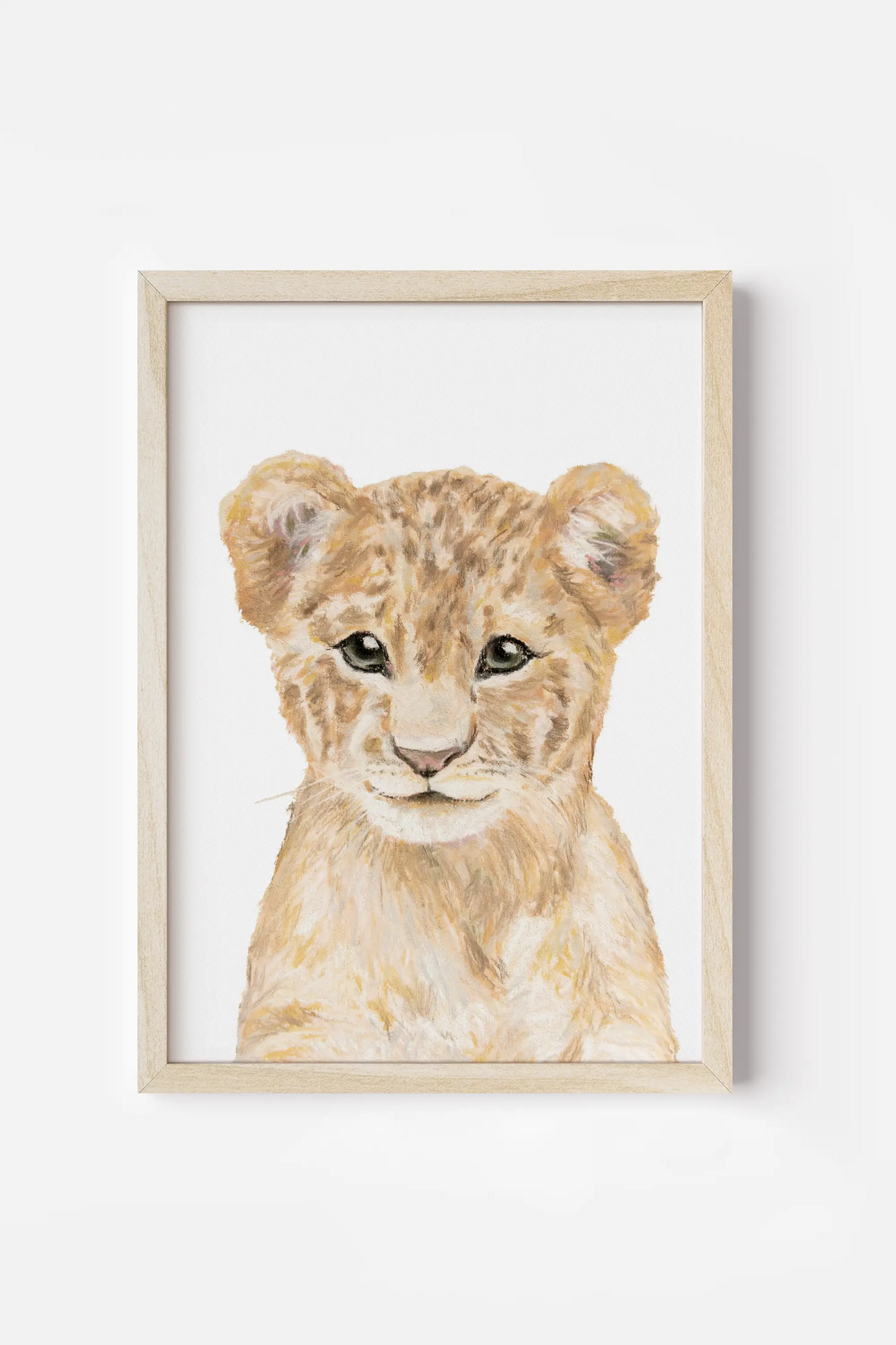 Lion Cub Painting Print