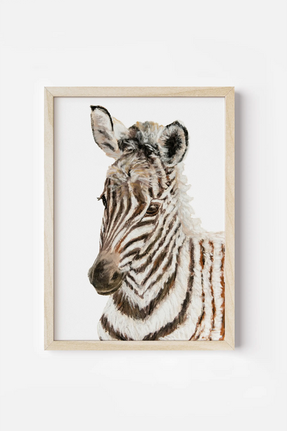 Zebra Painting Print