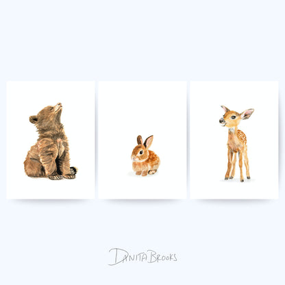 Woodland Baby Animals Set