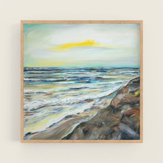 "Carlsbad Sunset" Square Art Print