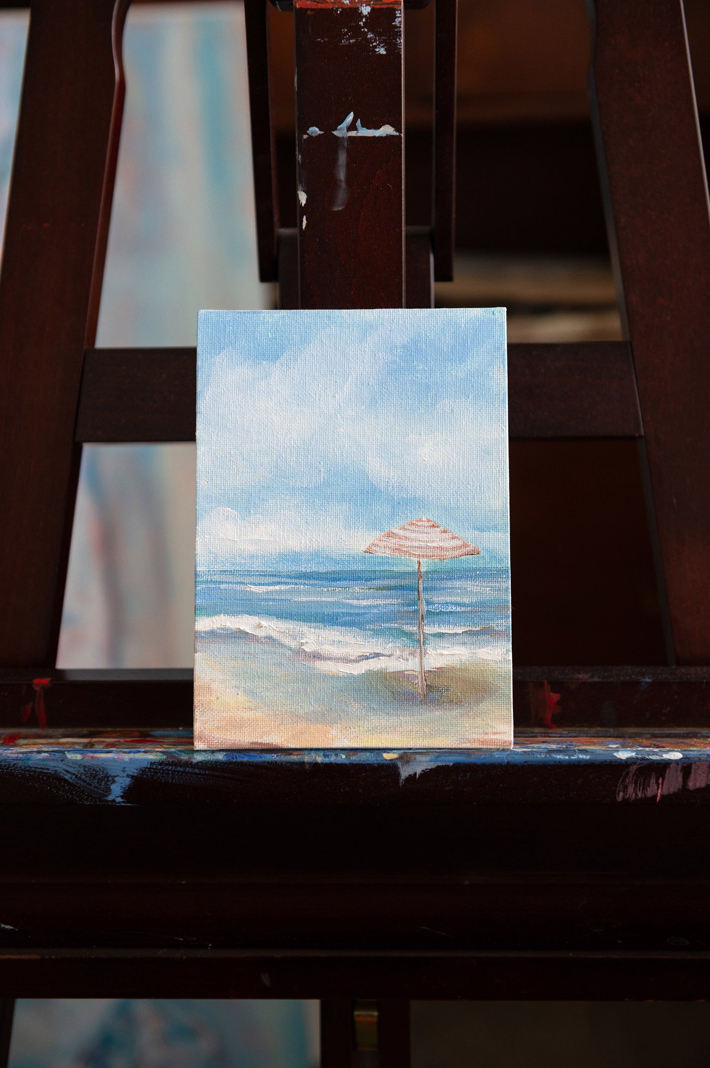 Still – Original Beach Mini Painting 5x7