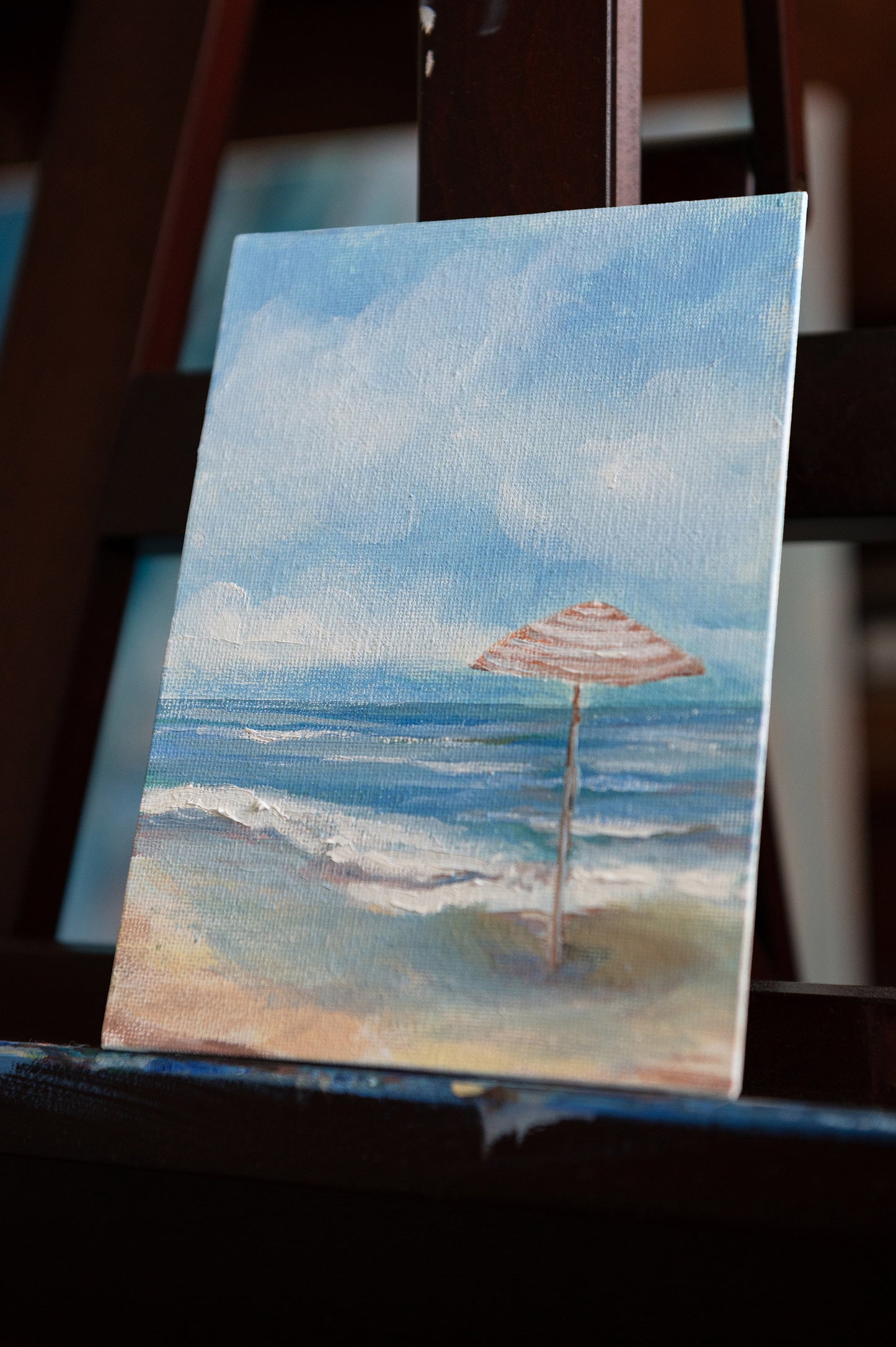 Still – Original Beach Mini Painting 5x7