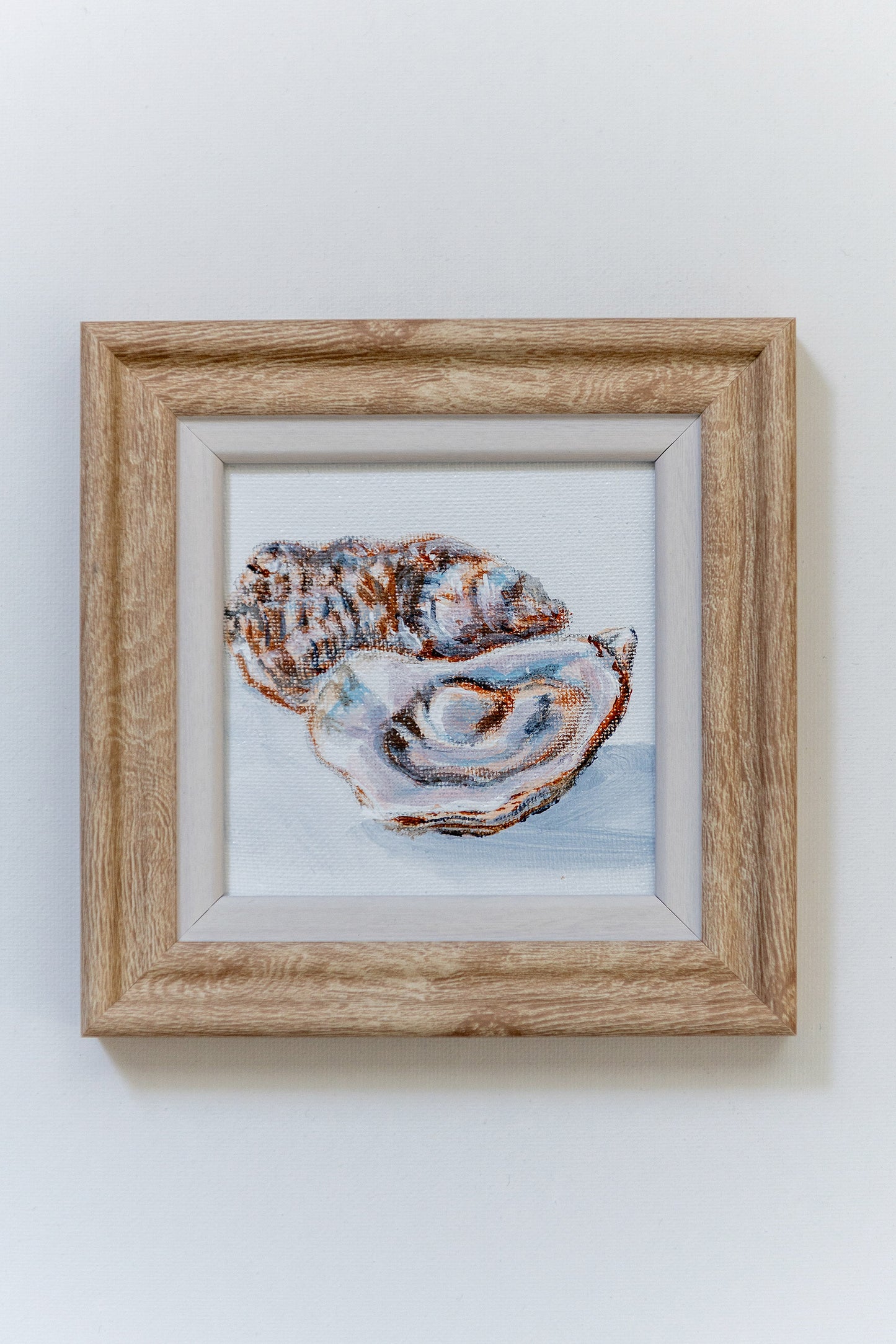 Oyster Study – Framed Mini Oyster Painting