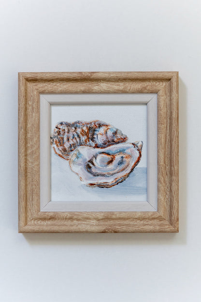 Oyster Study – Framed Mini Oyster Painting