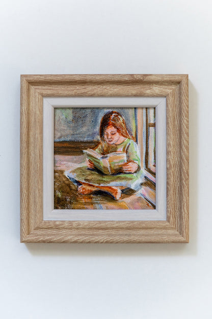 Afternoon Chapters #2 – Framed Mini Coastal Window Painting