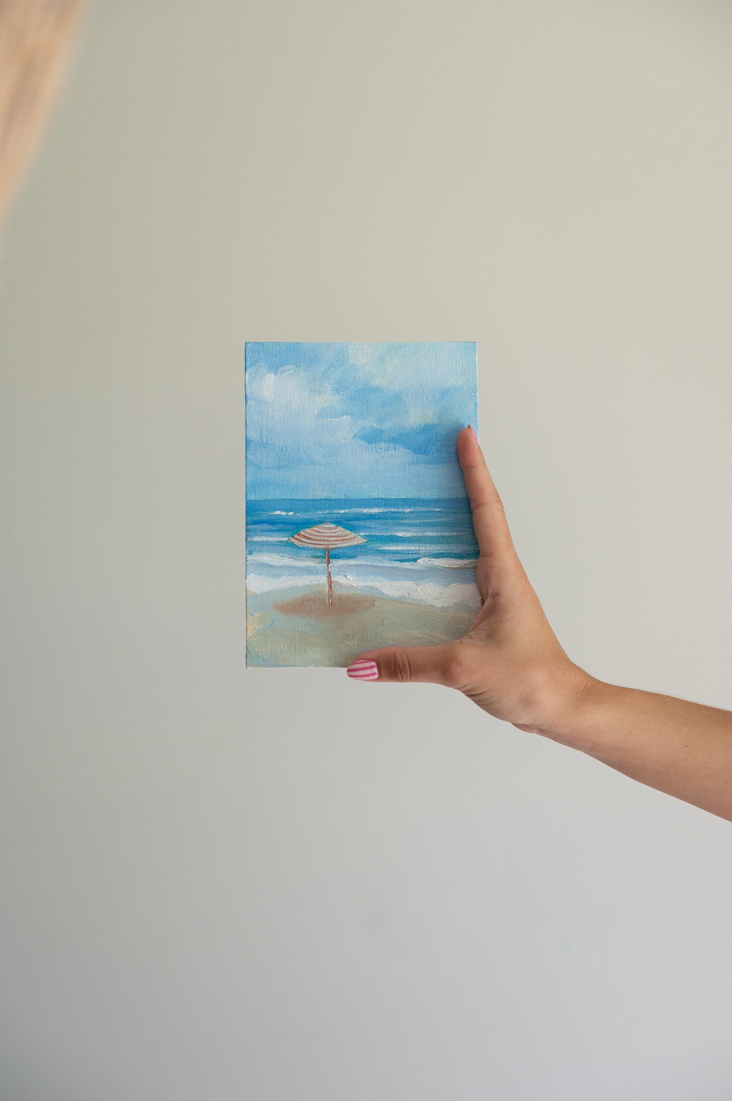 Stayed – Original Coastal Mini Painting 5x7