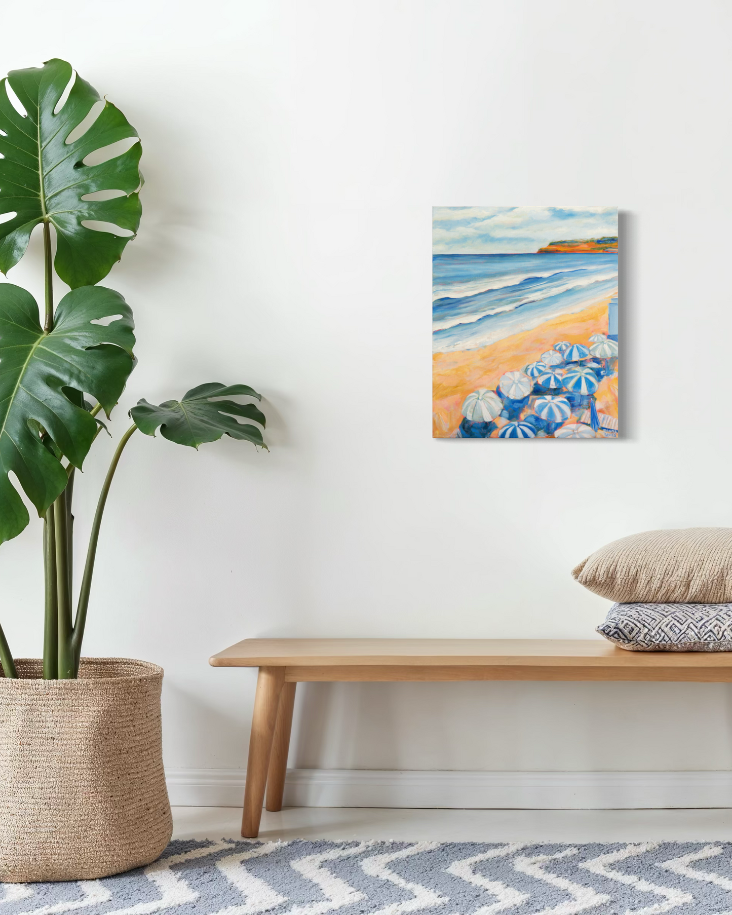 "Breathing Room" Original Oil Beach Painting 16"x20"