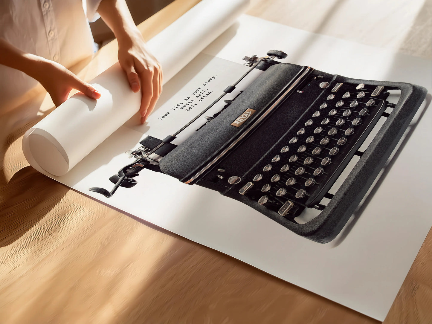 Personalized Typewriter Print