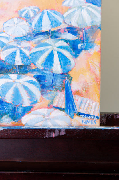 "Breathing Room" Original Oil Beach Painting 16"x20"