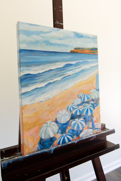 "Breathing Room" Original Oil Beach Painting 16"x20"