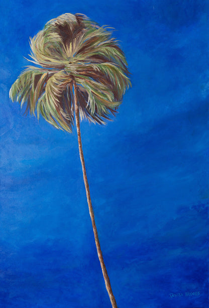 “Steady” 24"x36" Palm Tree Painting