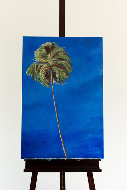 “Steady” 24"x36" Palm Tree Painting