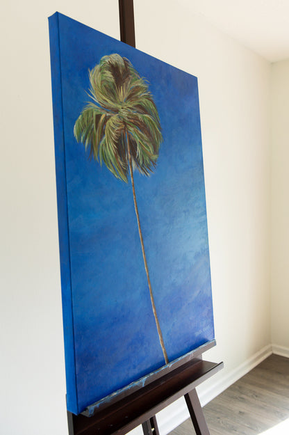 “Steady” 24"x36" Palm Tree Painting