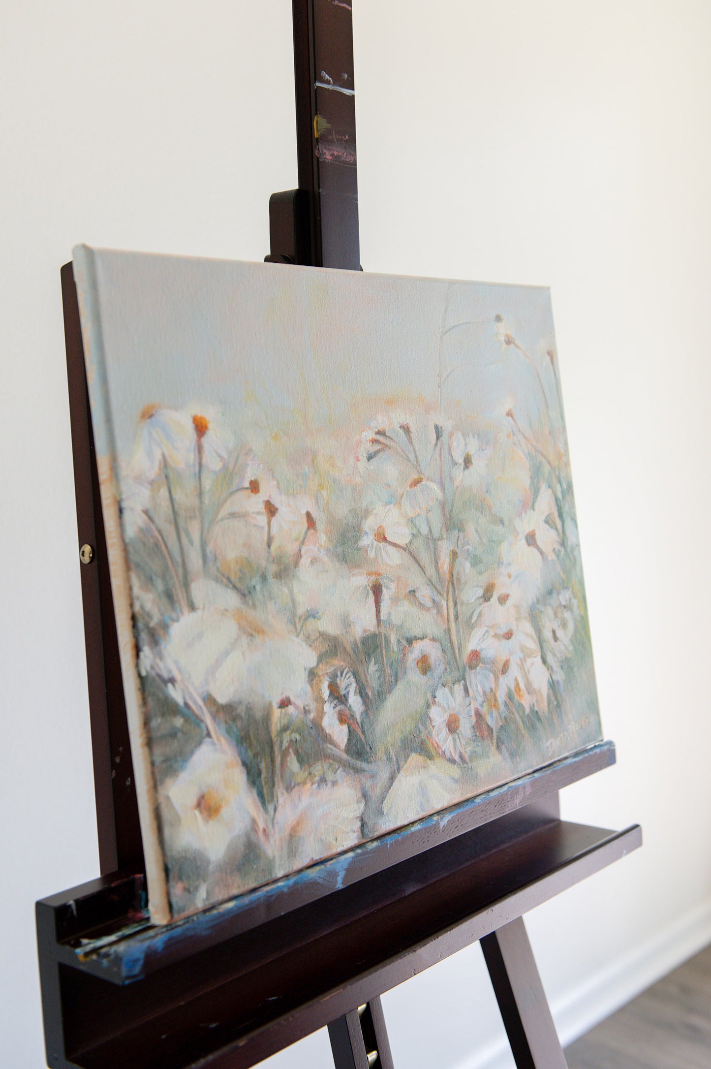 "Field Notes" Original Wild Daisy Painting 16"x20"