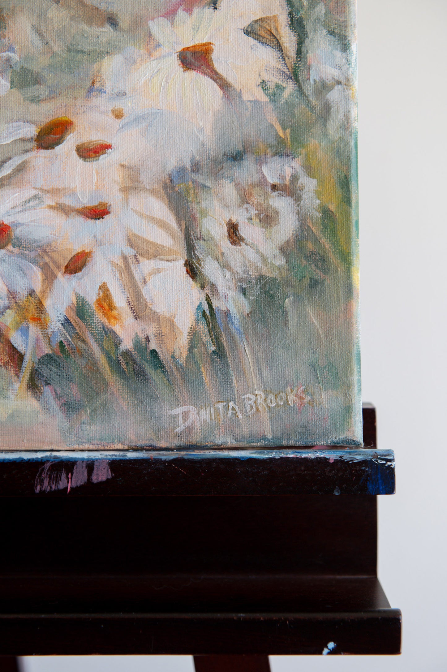 "Field Notes" Original Wild Daisy Painting 16"x20"