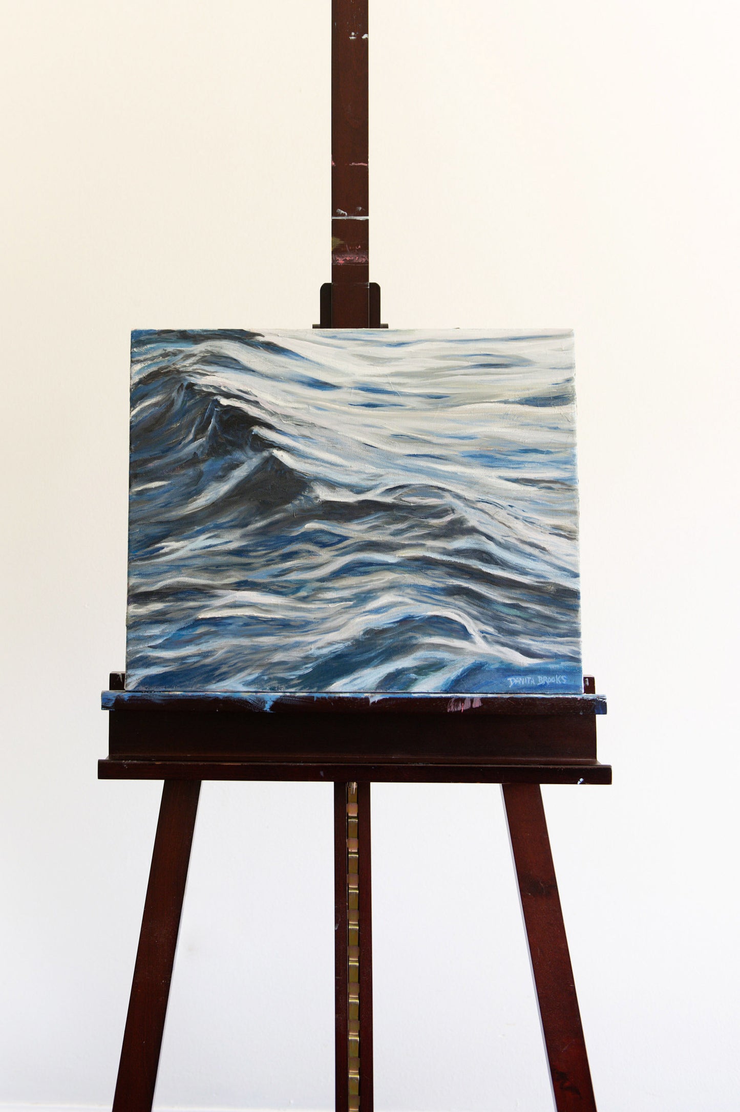"Current" Original Ocean Oil Painting 16"x20"