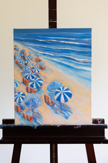 "High Season" Original Ocean Oil Painting 16"x20"