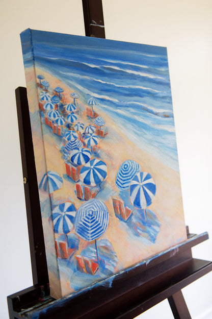 "High Season" Original Ocean Oil Painting 16"x20"