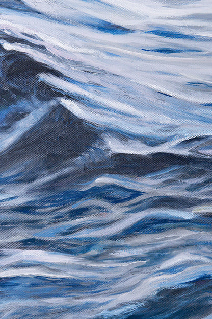 "Current" Original Ocean Oil Painting 16"x20"