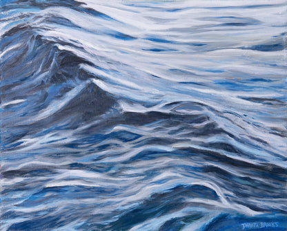 "Current" Original Ocean Oil Painting 16"x20"