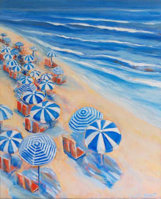 "High Season" Original Ocean Oil Painting 16"x20"