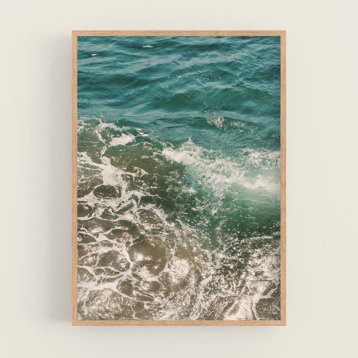 "Subtle Wave" Ocean Vertical Photography Print