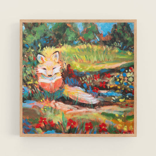 "Tales by the Trees" Square Art Print