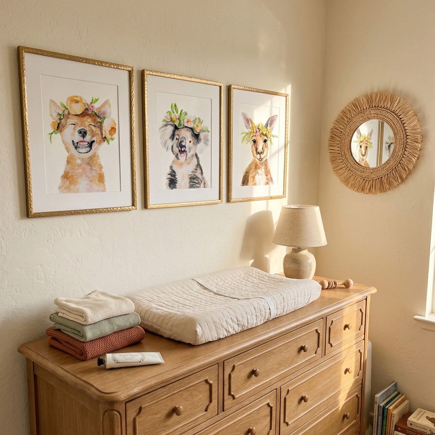 Australian Animal Nursery Art Print Set