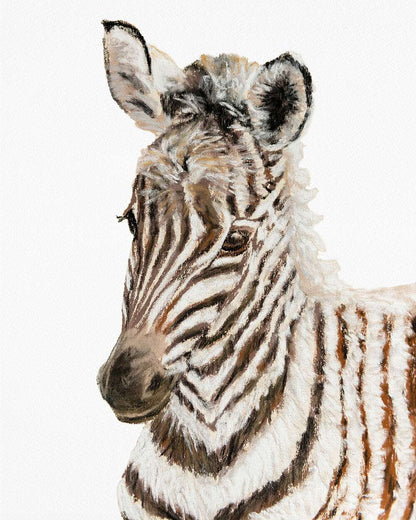 Zebra Painting Print