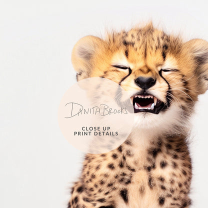 Baby Cheetah Art Print