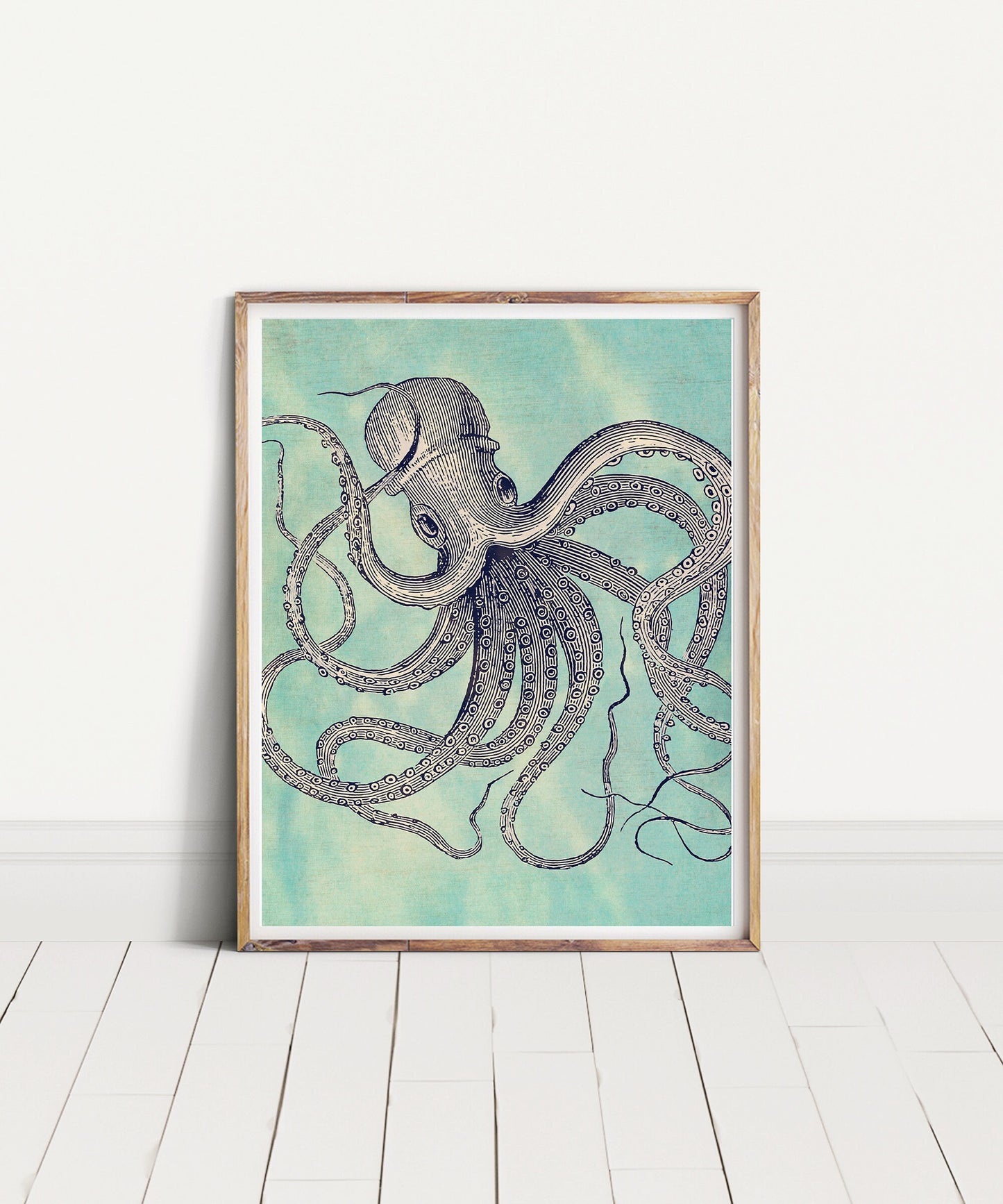 Vintage Octopus Art Print