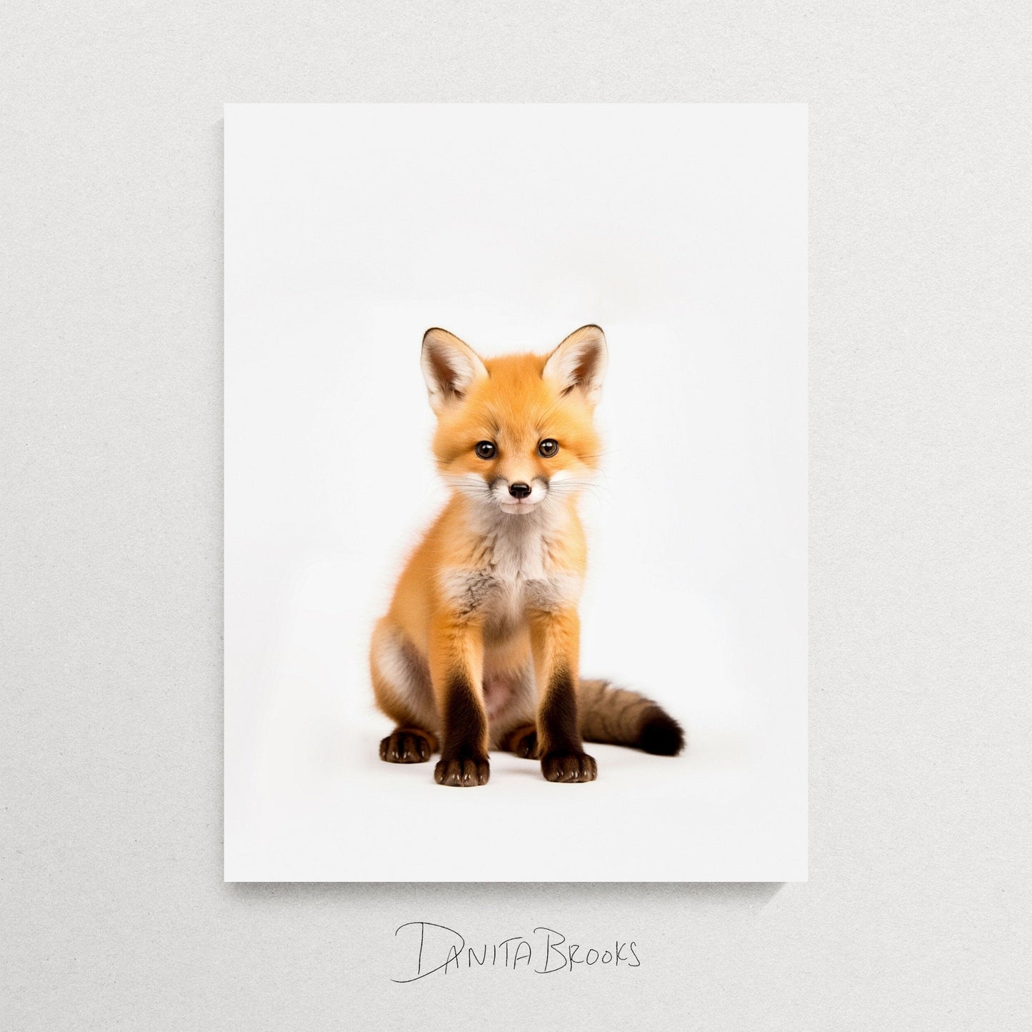 Woodland Fox Print