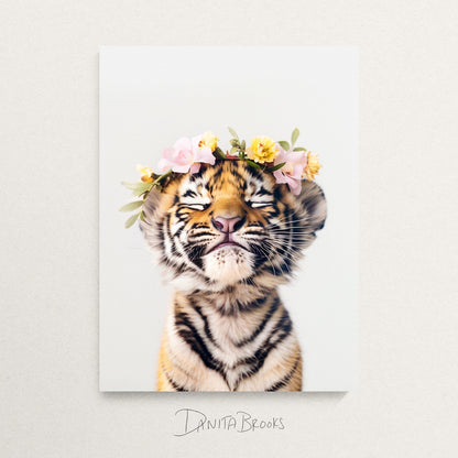 Flower Crown Animals Set