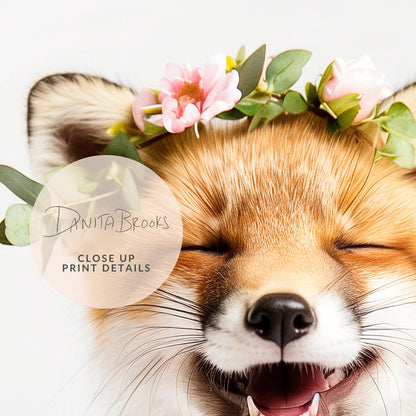 Woodland Flower Crown Print Set