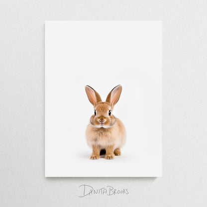 Woodland Bunny Print