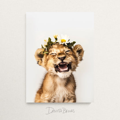 Flower Crown Animals Set