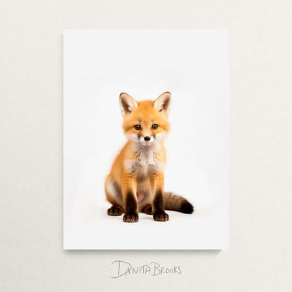 Fox, Ducks, Bunny Print Set